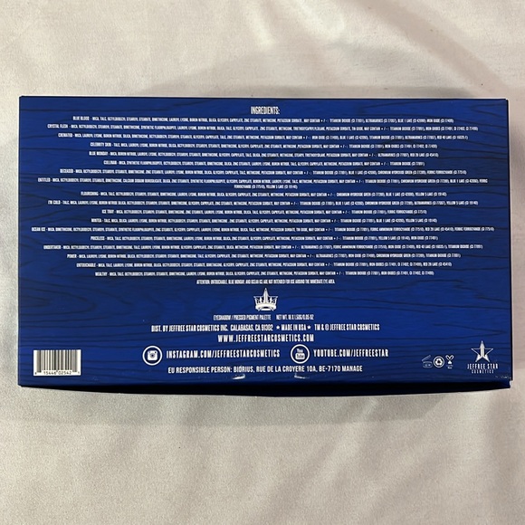 NIB! OOS! Blue Blood Palette by Jeffree Star - Picture 6 of 7